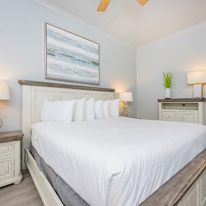 Unwind in this relaxing king guest suite and drift off into a peaceful slumber