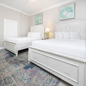Retreat to this queen guest suite, where restful nights await you in this thoughtfully designed space