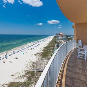 Experience seemingly endless coastline views of the horizon as waves lap the shore and the sun glistens over the water