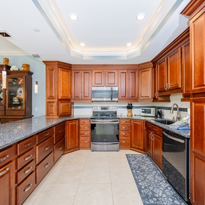 Feel inspired as you create culinary masterpieces in this elegant kitchen, where every detail welcomes your creativity
