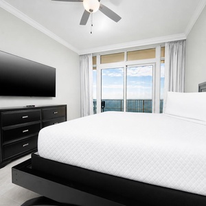 Unwind after a day at the beach and stream your favorite shows in the master and wake up to seagulls