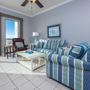 Phoenix East 2 2014, Orange Beach, Alabama, beach front, 2 bedroom condominium on the 1st floor with extended balcony