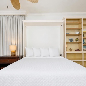 Unwind in this relaxing double guest suite and drift off into a peaceful slumber