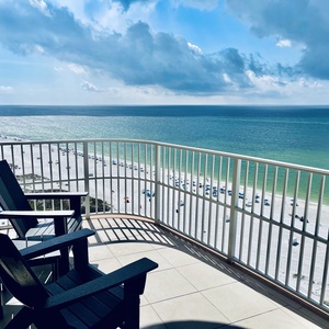 Envision yourself on the balcony feeling sun on your face as the gulf glitters toward the beach