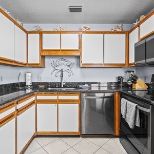 Embrace culinary creativity in the charming kitchen, where every meal becomes a delightful family experience