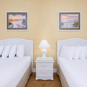 Rest comfortably in double beds in the guest suite, surrounded by serene decor that enhances your stay