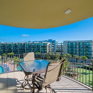 Soothing coastal breezes will surround you on the balcony as you relax with stunning bay views