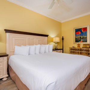 Unwind in this relaxing king guest suite and drift off into a peaceful slumber