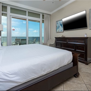 Unwind after a day at the beach, stream your favorite shows in the master, and wake up to seagulls and gentle waves