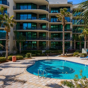 Your vacation is sure to make a splash at Phoenix on the Bay in Orange Beach with resort amenities and breathtaking views