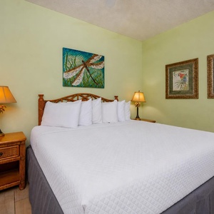 Experience restful nights in the king guest suite, surrounded by cheerful decor and soothing natural light
