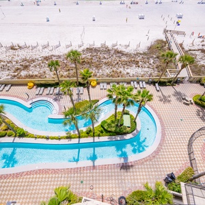 Lounge in the lazy river on floats, brave the fun waterslide, relax in indoor hot tubs, or cool off in the indoor pool