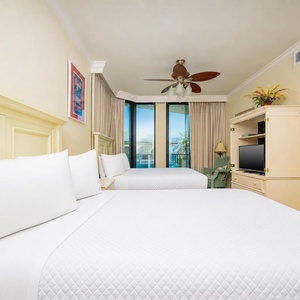 Unwind in this queen guest suite and stream your favorite shows or enjoy a good movie after a fun vacation day