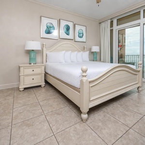 Relax in the king bed in the master, letting the gentle breeze linger as you gaze at the breathtaking coastal views