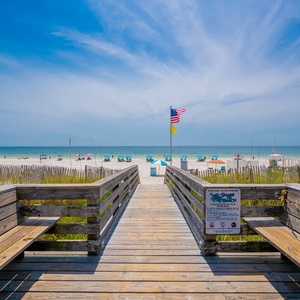Convenient beach access is located directly across the street for easy access to the beautiful Gulf shores
