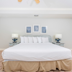 Drift into restful sleep in this king guest suite, embraced by a tranquil atmosphere that enhances your getaway