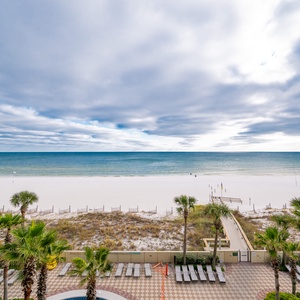 Breathe in the fresh air while enjoying tranquil views of the beach and soothing sounds of the waves