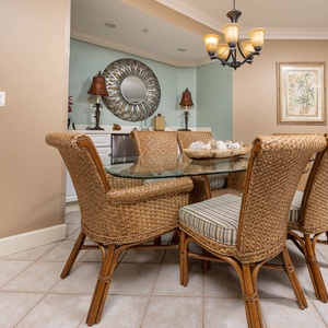 Enjoy a fun game night or family meal with coastal balcony views and create lasting memories with loved ones