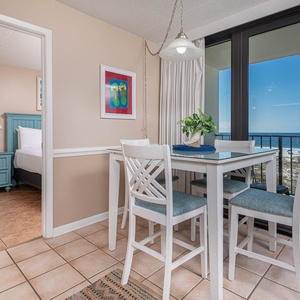 Enjoy meals at this bright dining area with stunning beachfront views and a welcoming atmosphere