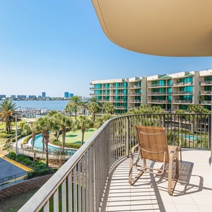 Bask in the gentle breeze on the balcony while soaking in the stunning bay views and surrounding lush landscapes
