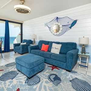 Island Winds East 703 Gulf Shores, Alabama, beach front, 2 bedroom condominium on the 7th floor