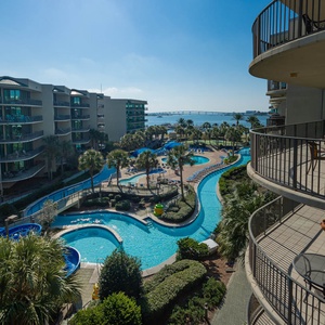 Experience stunning bay views and enjoy watching boating and fishing activity from your balcony