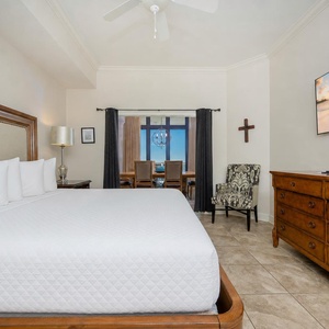 Enjoy a good movie or stream your favorite show from the king master suite as you relax after a fun vacation day