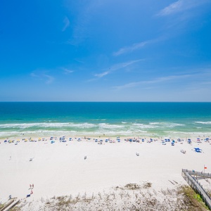Settle on the balcony with a good book and cool drink in hand