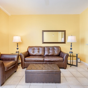 Plenty of seating for everyone in this cozy living room