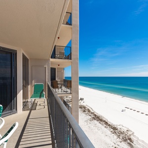 Enjoy a sunrise view from your balcony while relaxing with the tranquil waters and inviting shoreline