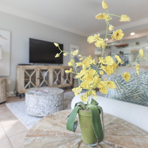 Delight in the vibrant decor and unwind in this inviting living space, perfect for relaxation