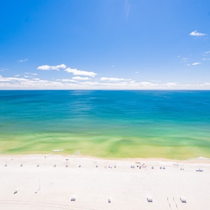 Where the sand meets the waves and the water meets the sky is where you need to be