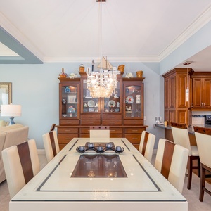 Savor a family meal or enjoy a fun game night with beach views and create lasting memories with loved ones