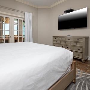 Relax after a fun beach day and stream your favorite shows from the cozy king bed in the master suite
