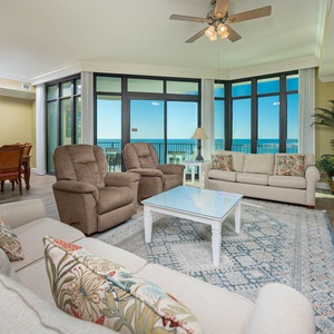 Phoenix West 2506-1, Orange Beach, Alabama, beach front, 1 bedroom lock off option from a 3 bedroom on the 25th floor