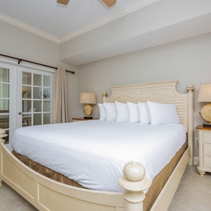 Experience restful nights in this king master suite, where the soothing vibe invites you to unwind