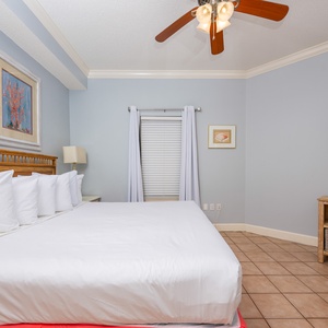 Enjoy a serene atmosphere that invites relaxation after your adventures in this king guest suite