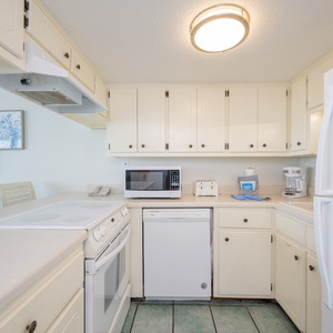 Prepare tasty snacks and meals as you gather with family in this welcoming kitchen space, enjoying every moment