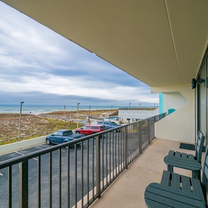 Enjoy the fresh coastal vibe from your balcony, enjoying serene views and the gentle sound of the waves