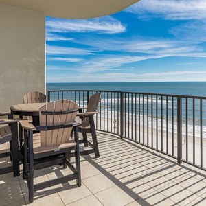 Sip your morning coffee at your balcony table, soaking in the captivating views of the coast