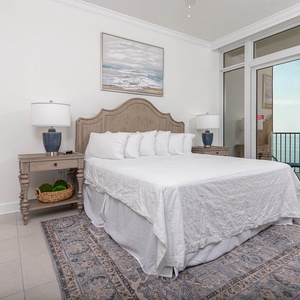 Wake up to gulf views from the king master suite, then step onto the balcony to feel the gentle breeze