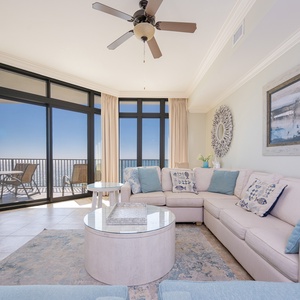 The Oasis 1907, Orange Beach, Alabama, beach front, 3 bedroom condominium on the 19th floor