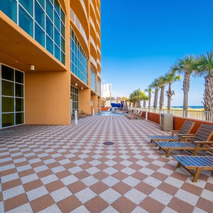 Unwind on the chaise lounges and enjoy the laid-back, relaxing atmosphere by the pool