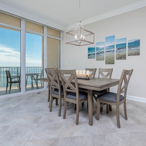 Savor a family meal or enjoy a fun game night with beach views and create lasting memories with loved ones