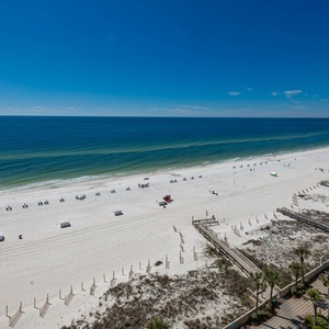 Experience seemingly endless coastline views of the horizon as waves lap the shore and the sun glistens over the water