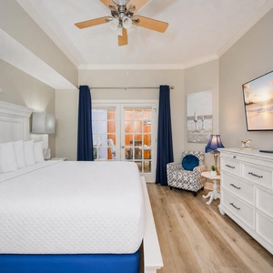 Relax after a fun beach day and stream your favorite shows from the cozy king bed in the master suite