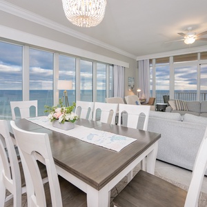 Bask in the amazing views from this elegant living space and prepare for the perfect beach retreat