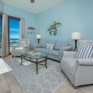 Phoenix East 104, Orange Beach, Alabama, beach front, 2 bedroom condominium on the 1st floor with extended balcony