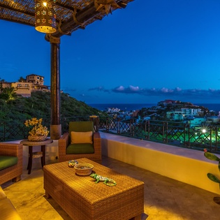 Outdoor patio and sitting area