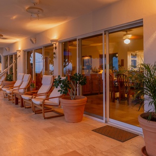 Terrace with sitting area